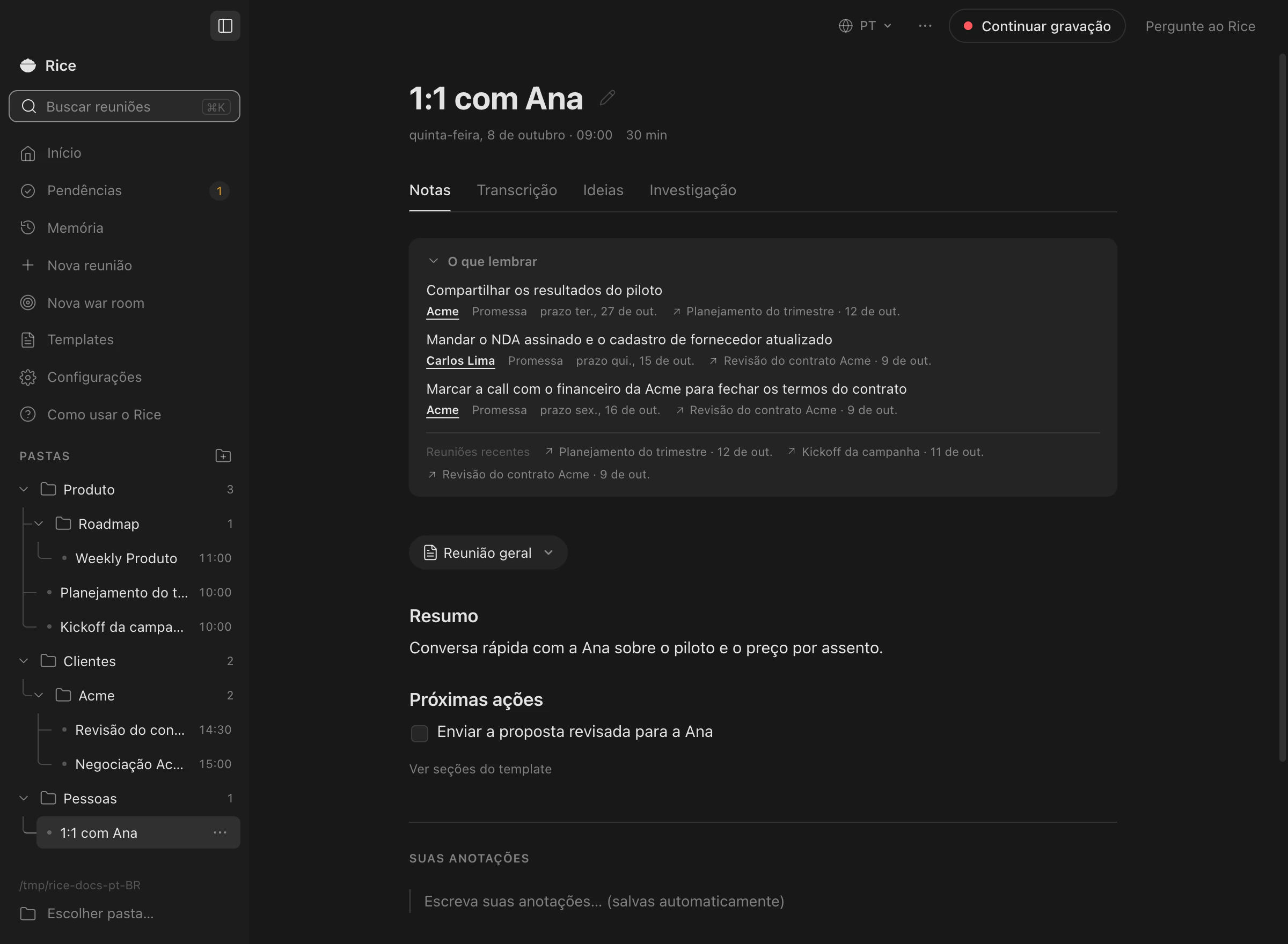 O que lembrar antes da próxima call com alguém